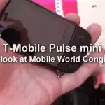T-Mobile showcased the Pulse Mini at the Mobile World Congress, highlighting its Android features.