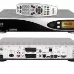 A TV receiver with a remote control for convenient channel surfing.