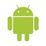 An Android logo on a white background.