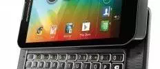 The Motorola Droid X, a smartphone by Motorola, comes with a keyboard attached to it.