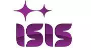A purple logo featuring the word Isis, representing a new mobile payment system's debut.