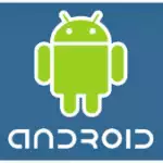 The Android logo on a blue background, an introductory guide.