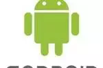 The Android logo, representing IDC's market share dominance, stands boldly against a pristine white background.
