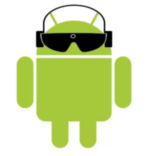 Create custom ringtones and assign them to a green android with sunglasses and headphones.