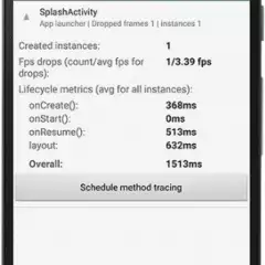 AndroidDevMetrics - screenshot.