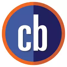 A blue and orange logo featuring the letter cb for Career Builder.