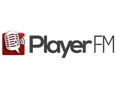 PlayerFM logo on a white background.