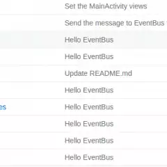 A screenshot of a list of events in a google calendar for testing purposes.